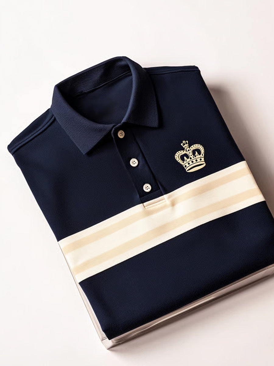 Męska koszulka polo Vintage Holiday Business Casual