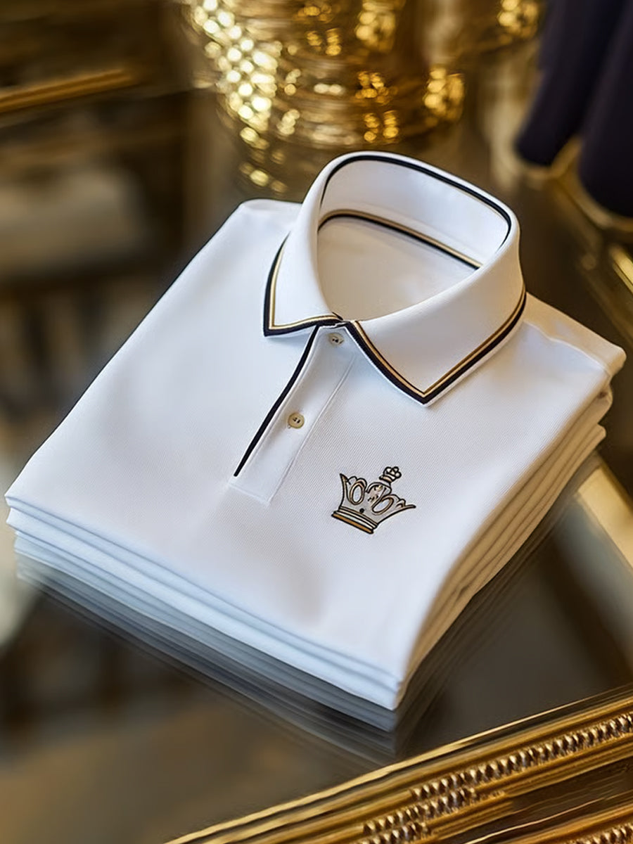 Męska koszulka polo Vintage Holiday Business Casual