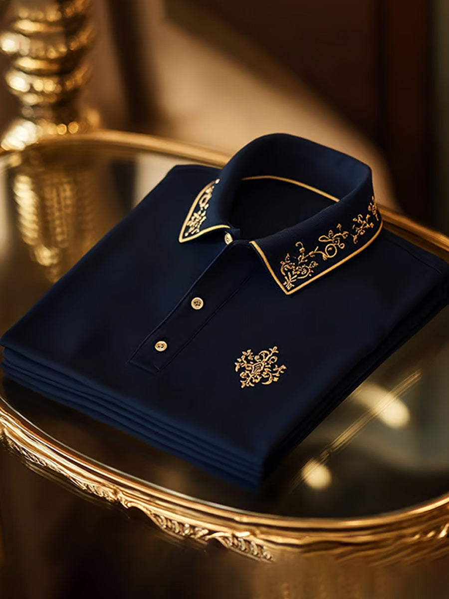 Męska koszulka polo Vintage Holiday Business Casual