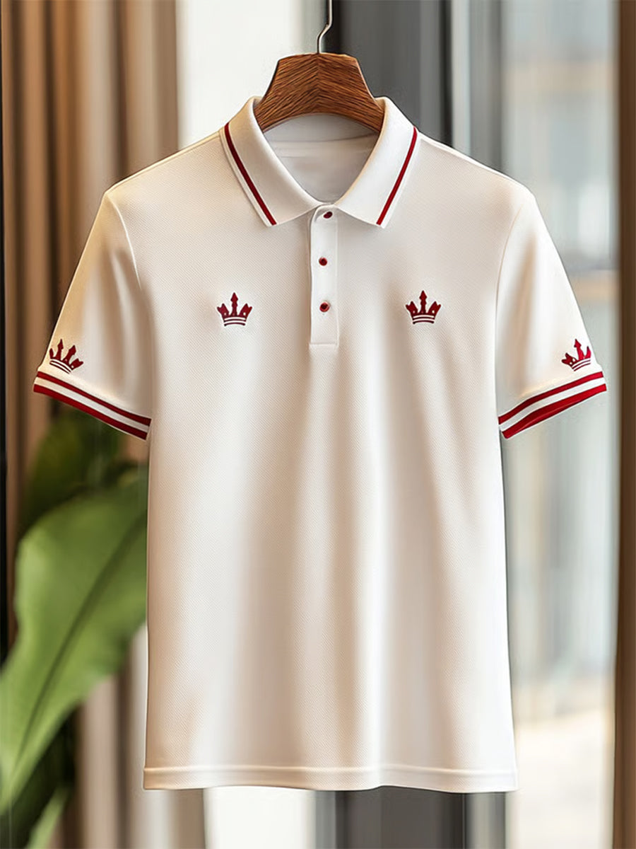 Męska koszulka polo Vintage Holiday Business Casual