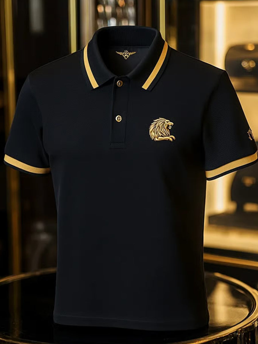 Męska koszulka polo Vintage Holiday Business Casual