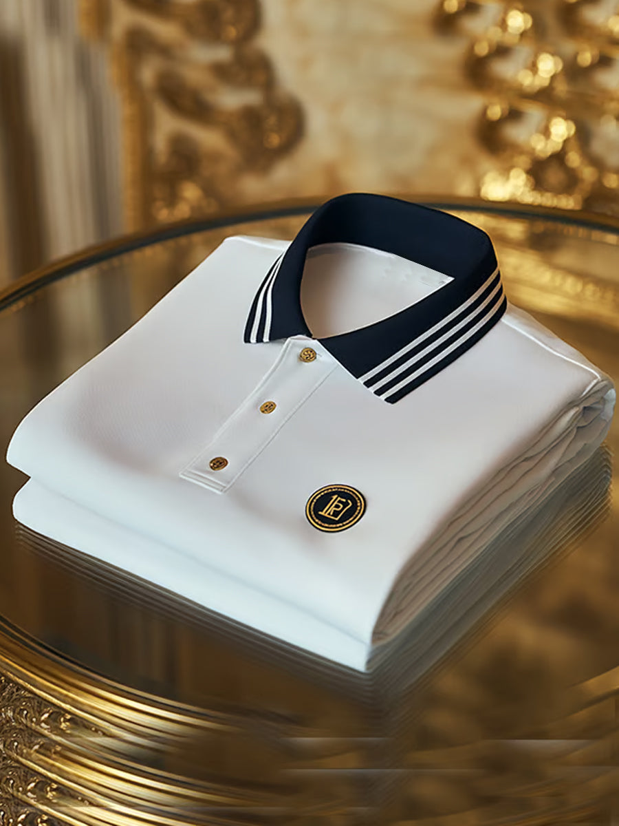Męska koszulka polo Vintage Holiday Business Casual