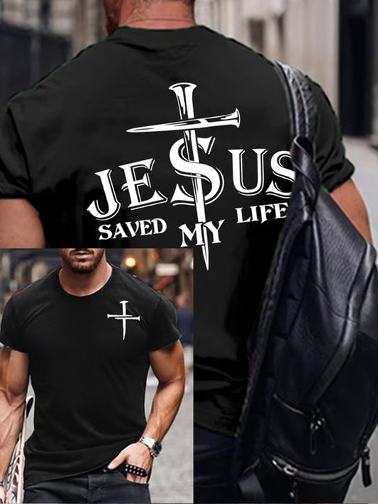 Męska koszulka w stylu vintage Faith