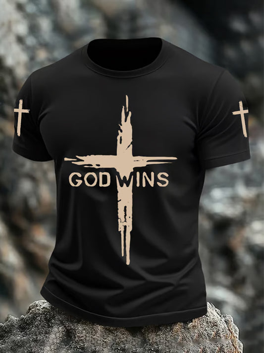 Męska koszulka w stylu vintage Faith