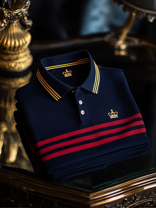 Męska koszulka polo Vintage Holiday Business Casual