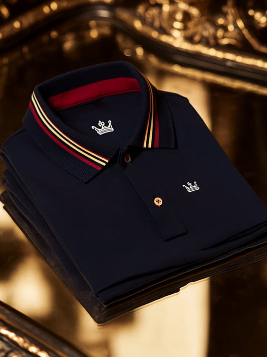 Męska koszulka polo Vintage Holiday Business Casual