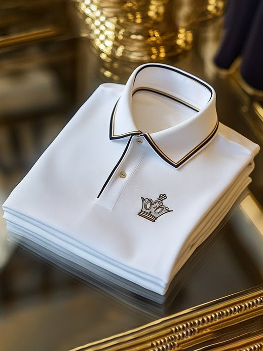 Męska koszulka polo Vintage Holiday Business Casual