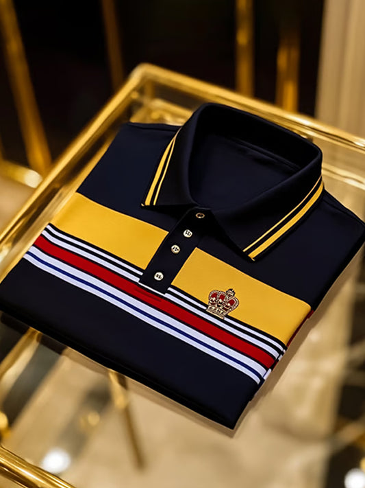 Męska koszulka polo Vintage Holiday Business Casual
