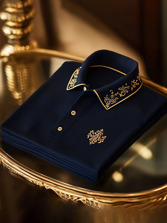 Męska koszulka polo Vintage Holiday Business Casual
