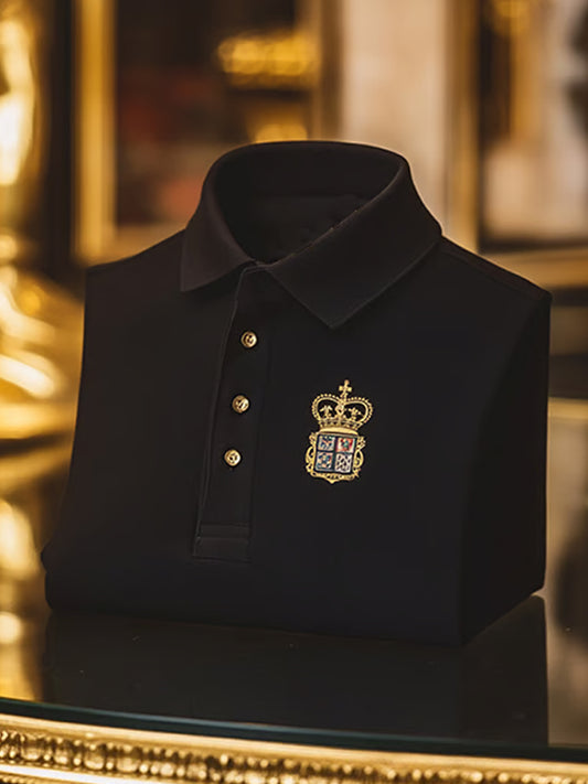 Męska koszulka polo Vintage Holiday Business Casual