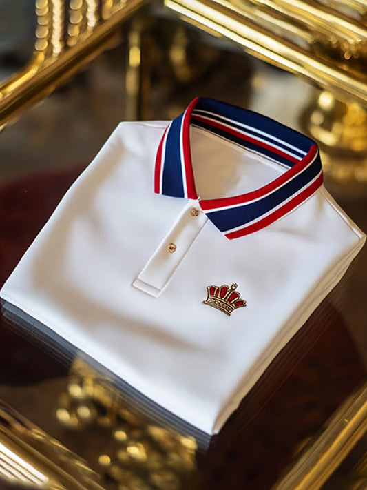 Męska koszulka polo Vintage Holiday Business Casual
