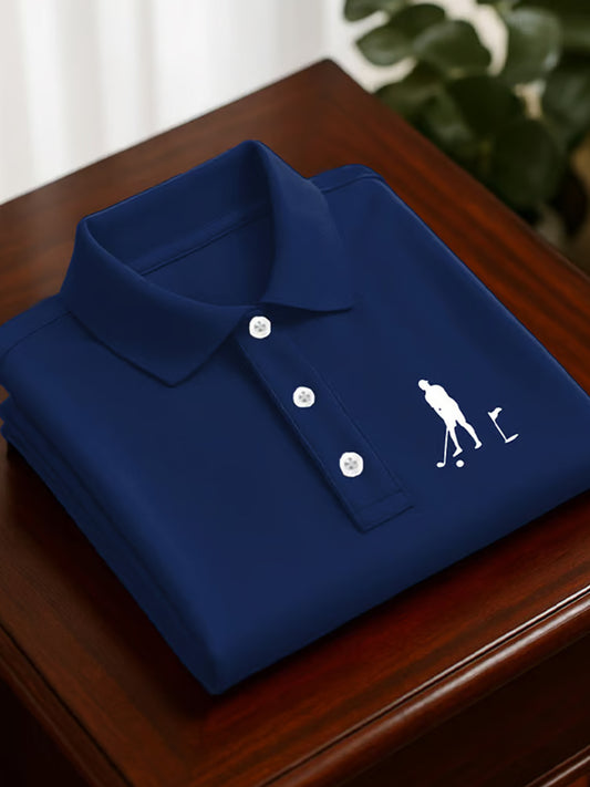 Męska koszulka polo Vintage Holiday Business Casual