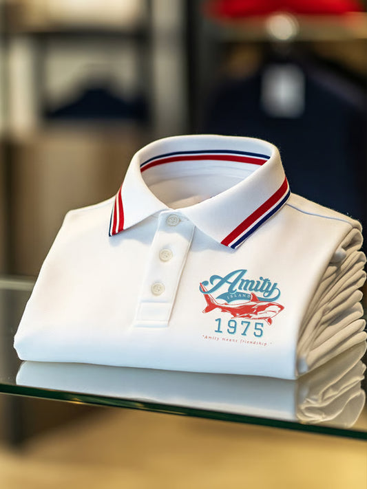Męska koszulka polo Vintage Holiday Business Casual