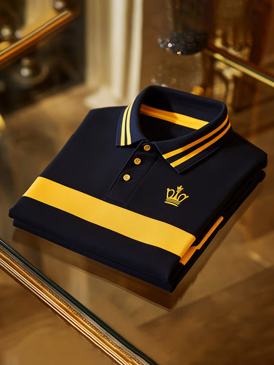 Męska koszulka polo Vintage Holiday Business Casual