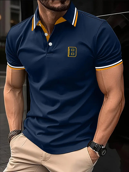 Męska koszulka polo Vintage Holiday Business Casual