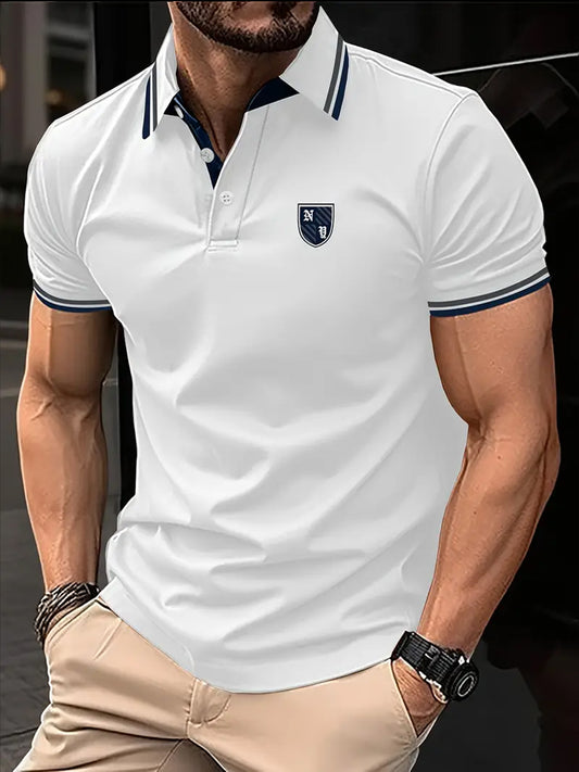 Męska koszulka polo Vintage Holiday Business Casual