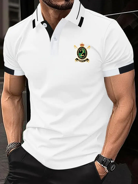 Męska koszulka polo Vintage Holiday Business Casual