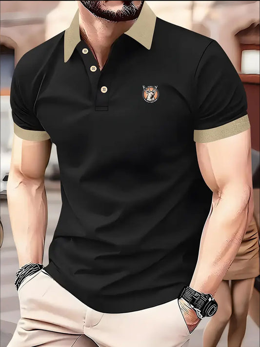 Męska koszulka polo Vintage Holiday Business Casual