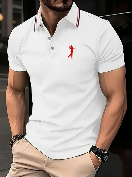Męska koszulka polo Vintage Holiday Business Casual