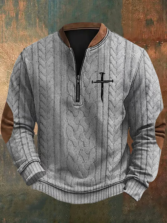 Męska bluza w stylu vintage Art Faith Casual