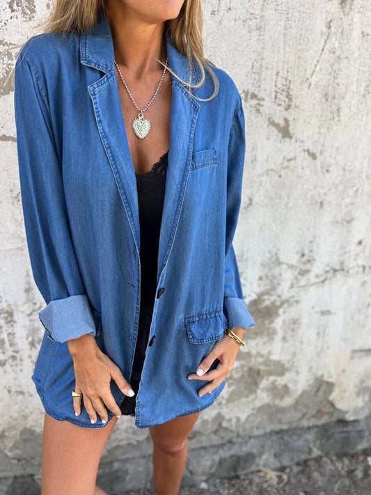 Damski dorywczo oversized Lapel blezer
